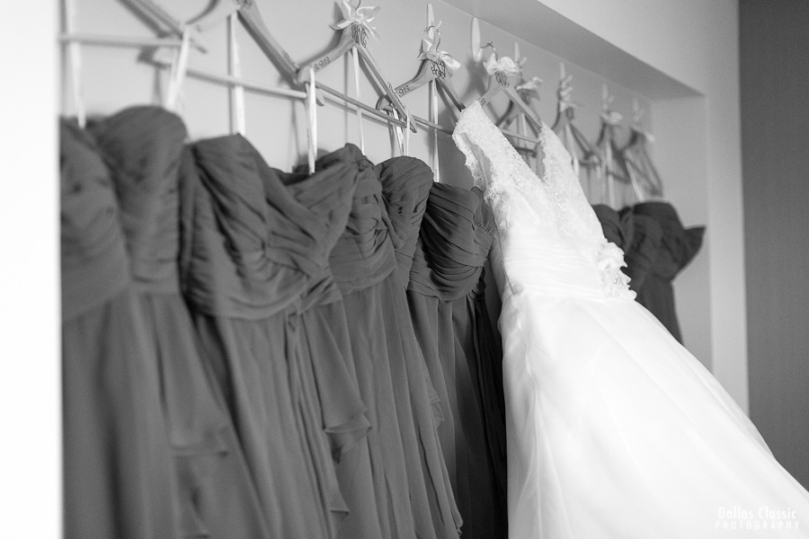 Wedding Dresses black and white dallas wedding photography